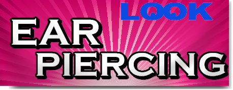 Look Ear Piercing Banner