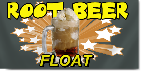 Root Beer Float Banner