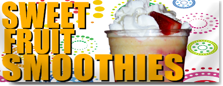 Sweet Fruit Smoothies Banner