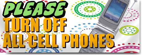 Turn Off Cell Phones Banner