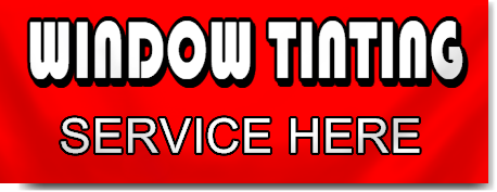 Window Tinting Service Banner