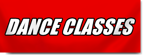 Dance Classes Block Lettering Banner