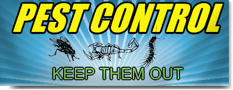 Pest Control Keep Them Out Banner