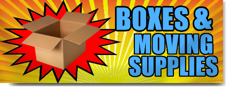 Boxes And Moving Supplies Banner