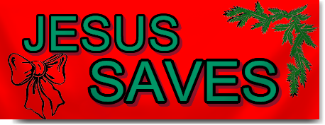 Jesus Saves Banner