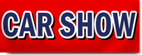 Car Show Block Lettering Banner