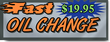 Fast Oil Change Banner