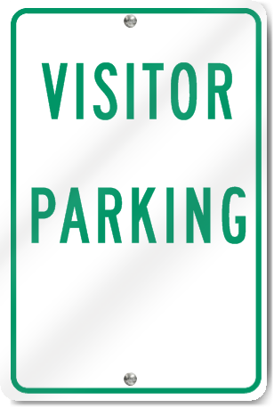 Visitor Parking Sign