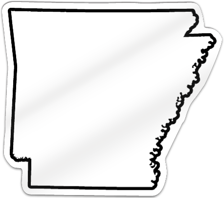 Arkansas Shaped Magnet 