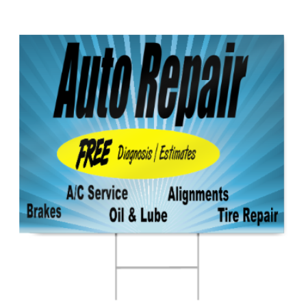 Auto Repair Sign