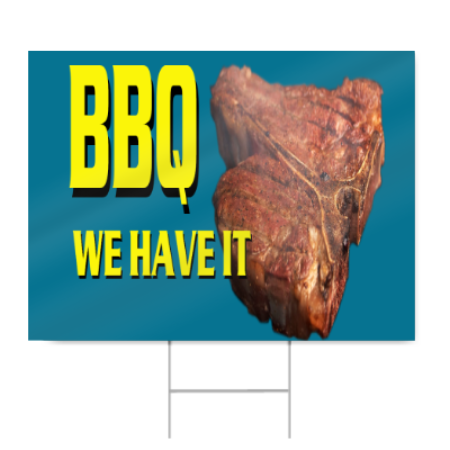 BBQ Sign