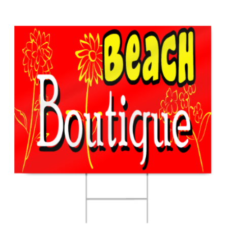 Beach Boutique Sign