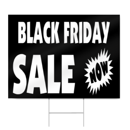 Black Friday Sale Sign