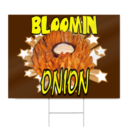 Bloomin' Onion Sign