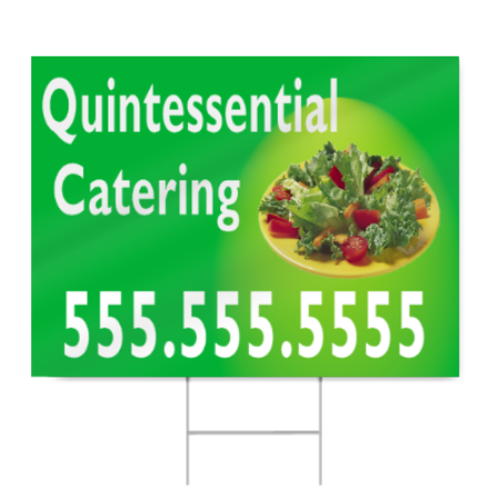 Sign Catering Sign