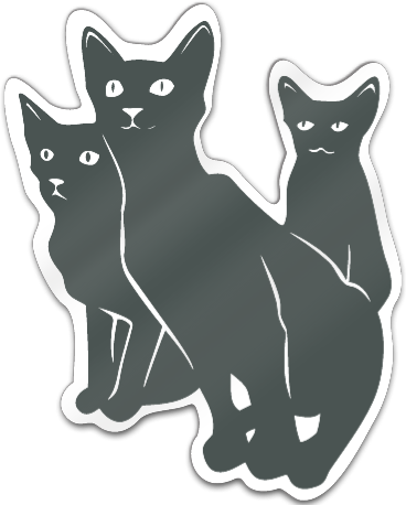 Cats Shaped Magnet