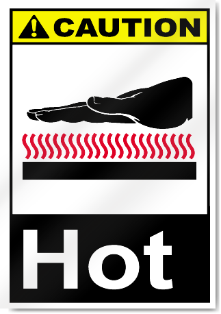 Hot Caution Signs