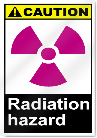 Radiation Hazard Caution Signs