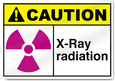 X-Ray Radiation Caution Signs