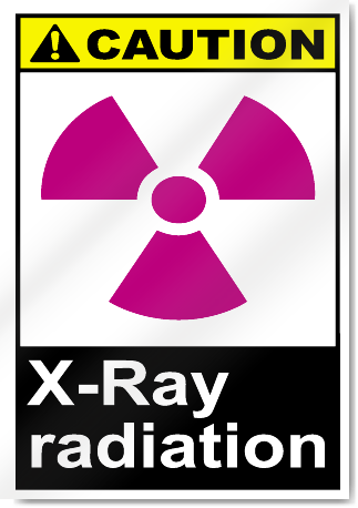 X-Ray Radiation Caution Signs