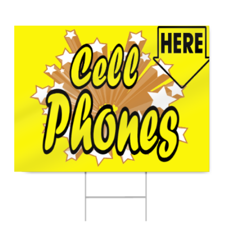 Cell Phone Sign