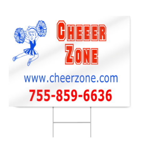 Cheerleading Sign