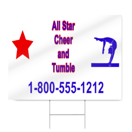 Cheerleading Sign