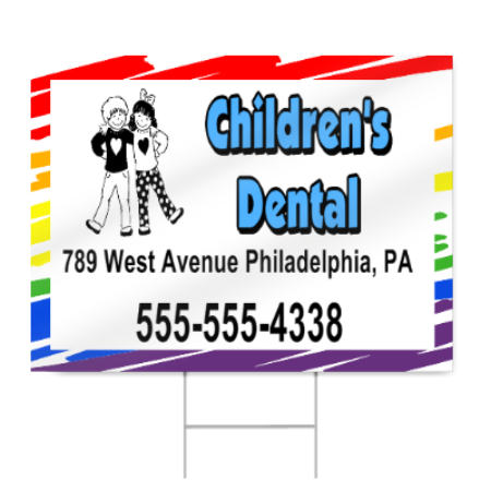 Children's Dental Sign