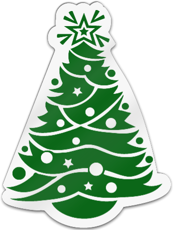 Christmas Tree Shaped Magnet