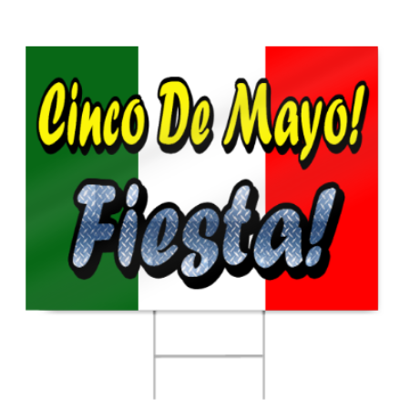 Cinco De Mayo Party Sign