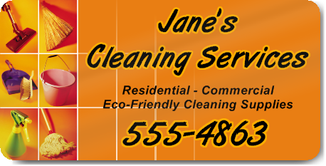 Cleaning Service Magnet