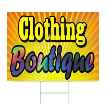 Clothing Boutique Sign