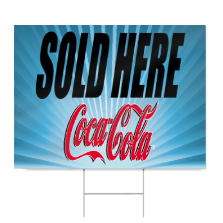 Coke Sold Here Sign