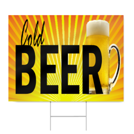 Cold Beer Sign