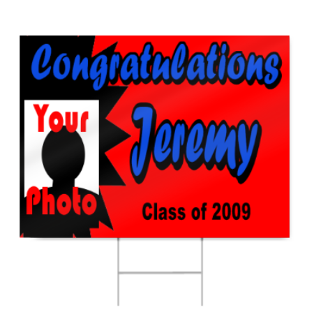 Custom Graduation Sign with Photo 