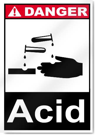 Acid Danger Signs