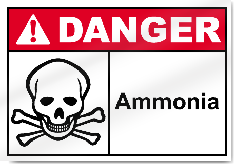 Ammonia Danger Signs