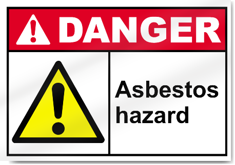 Asbestos Hazard Danger Signs