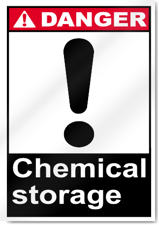 Chemical Storage Danger Signs