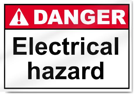 Electrical Hazard Danger Signs