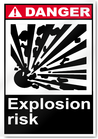 Explosion Risk Danger Signs