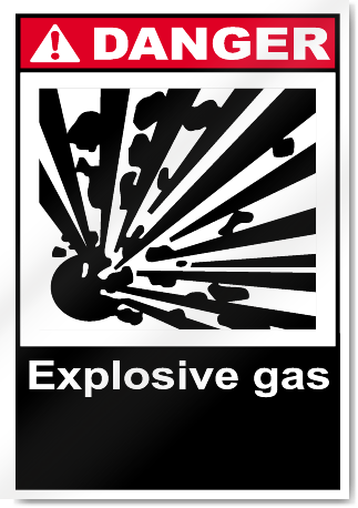 Explosive Gas Danger Signs
