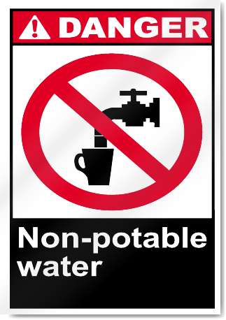 Non-Potable Water Danger Signs