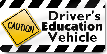 Driver's Education Vehicle Magnet