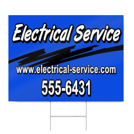 Electrical Service Sign