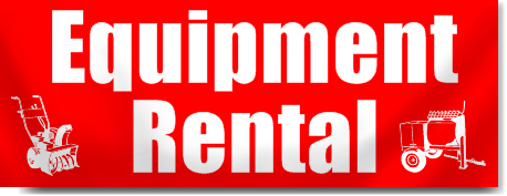 Equipment Rental Banners