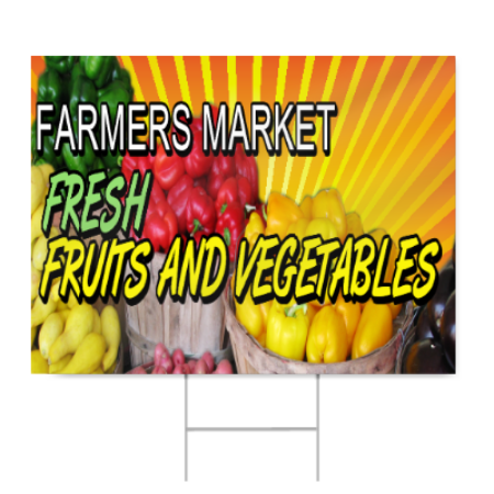 Farmers Market Sign