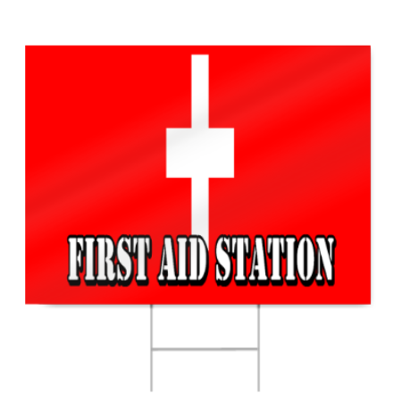 First Aid Station Sign