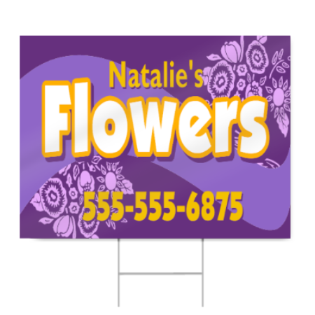 Flower Shop Sign