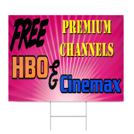 Free Premium Channel Sign